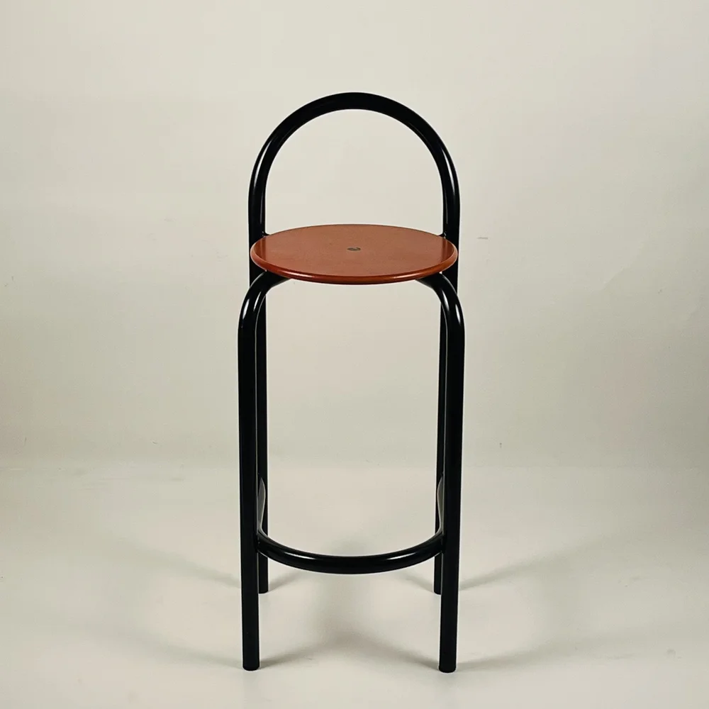 Set of 3 Postmodern 1980s Barstools — Blend Interiors